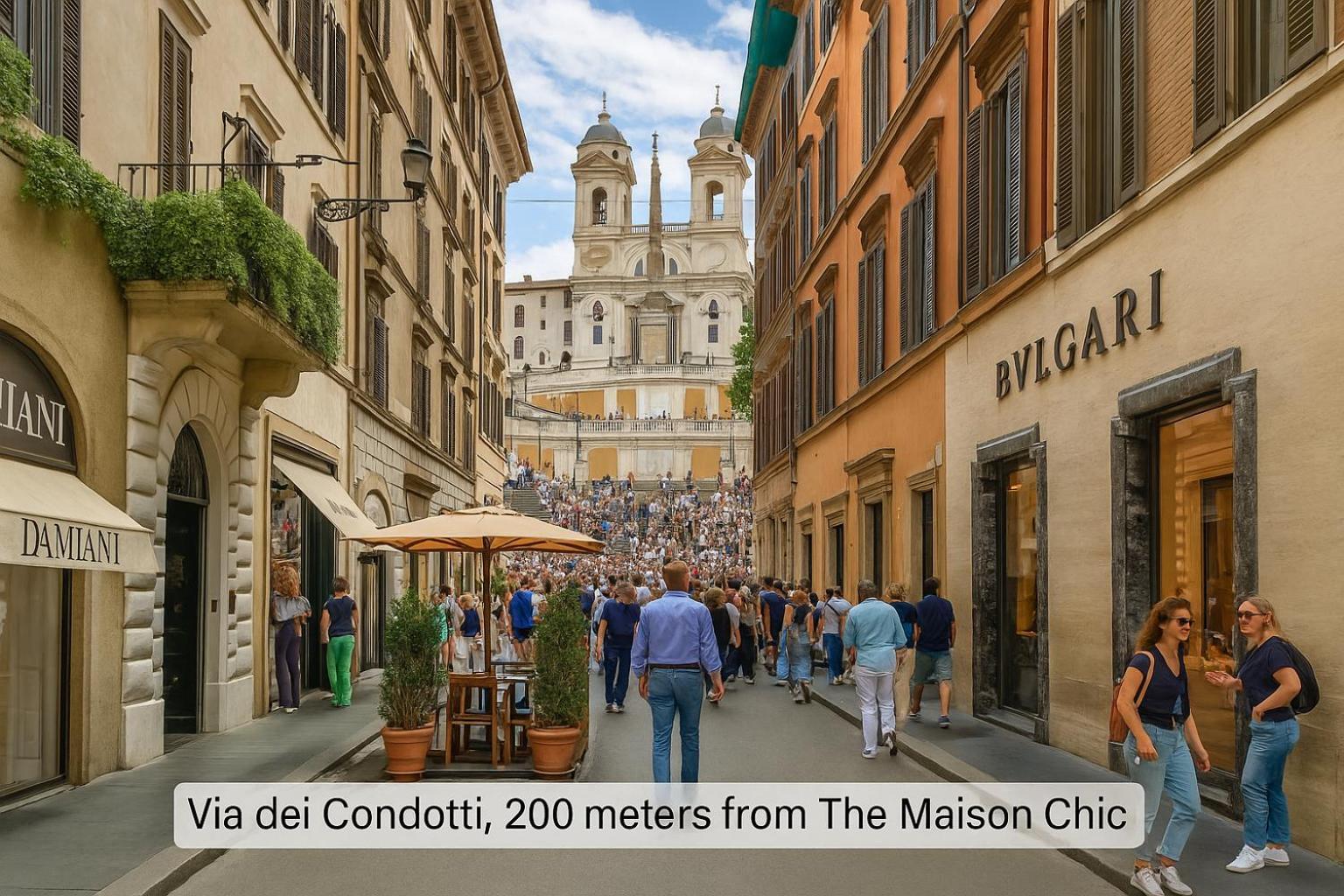 Maison Chic Spagna Two Róma Kültér fotó
